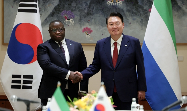 President Yoon holds series of summits with 3 African leaders