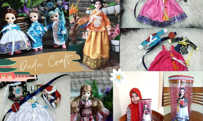 Indonesian entrepreneur creates dolls clad in Hanbok