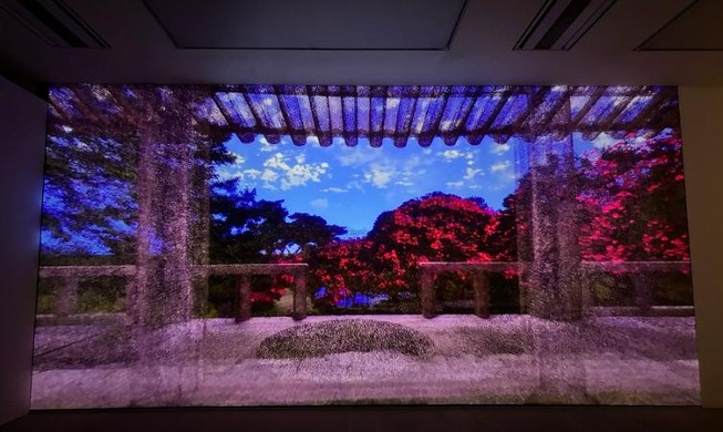 London hosts media art display of traditional Korean gardens